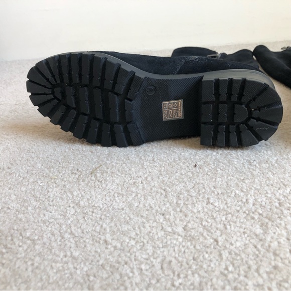 Black Suede Boots - Religious Comfort - Size 9 - Instalike Boots - Picture 2 of 11